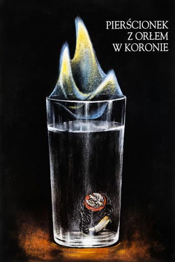 Pierścionek z orłem w koronie