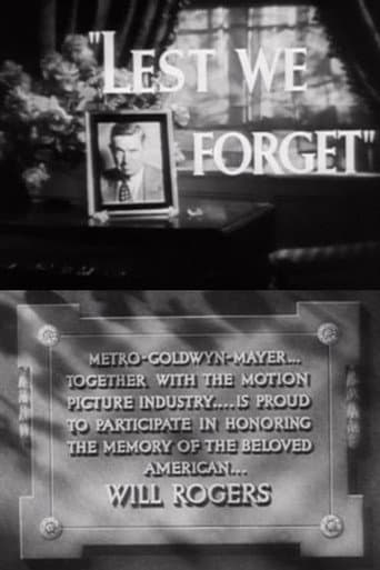 Lest We Forget