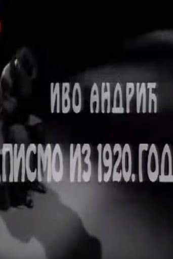 Pismo iz 1920.