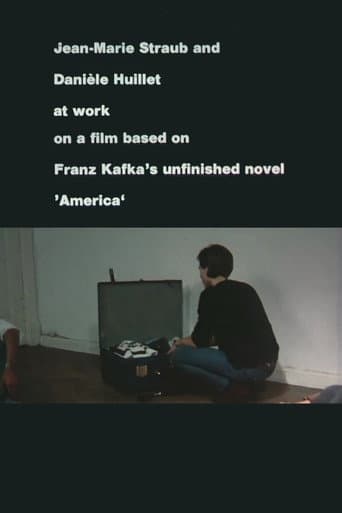 Jean-Marie Straub et Danièle Huillet tournent "Amerika" d'après Kafka