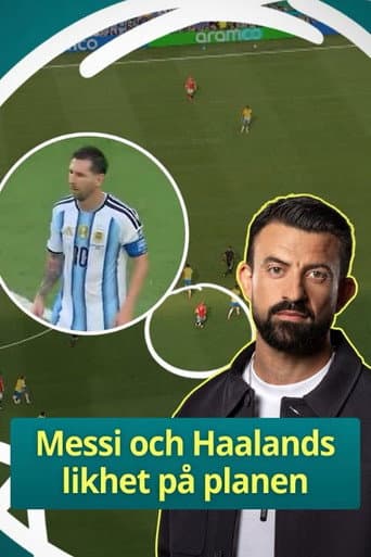 Messi och Haalands likhet på planen
