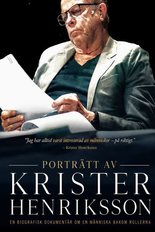 Porträtt av Krister Henriksson
