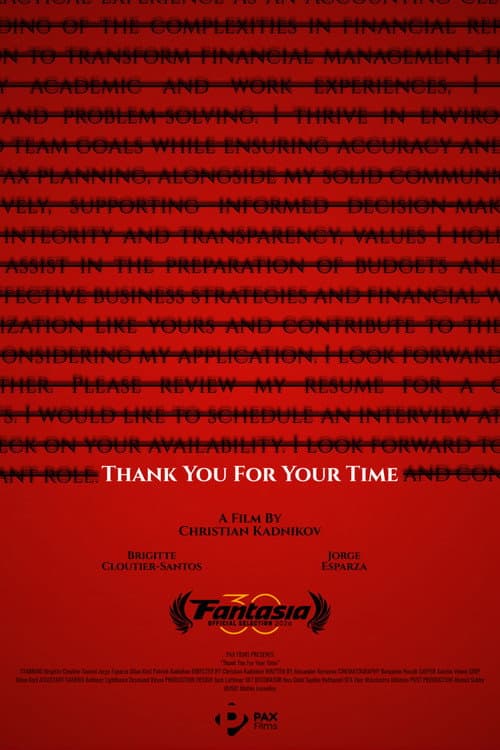 Thank You For Your Time