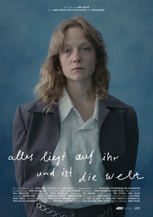 alles liegt auf ihr und ist die welt