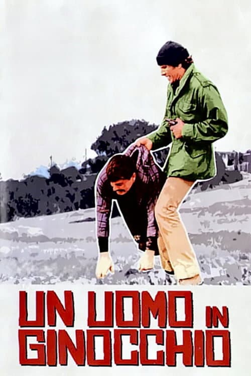 Un homme à genoux